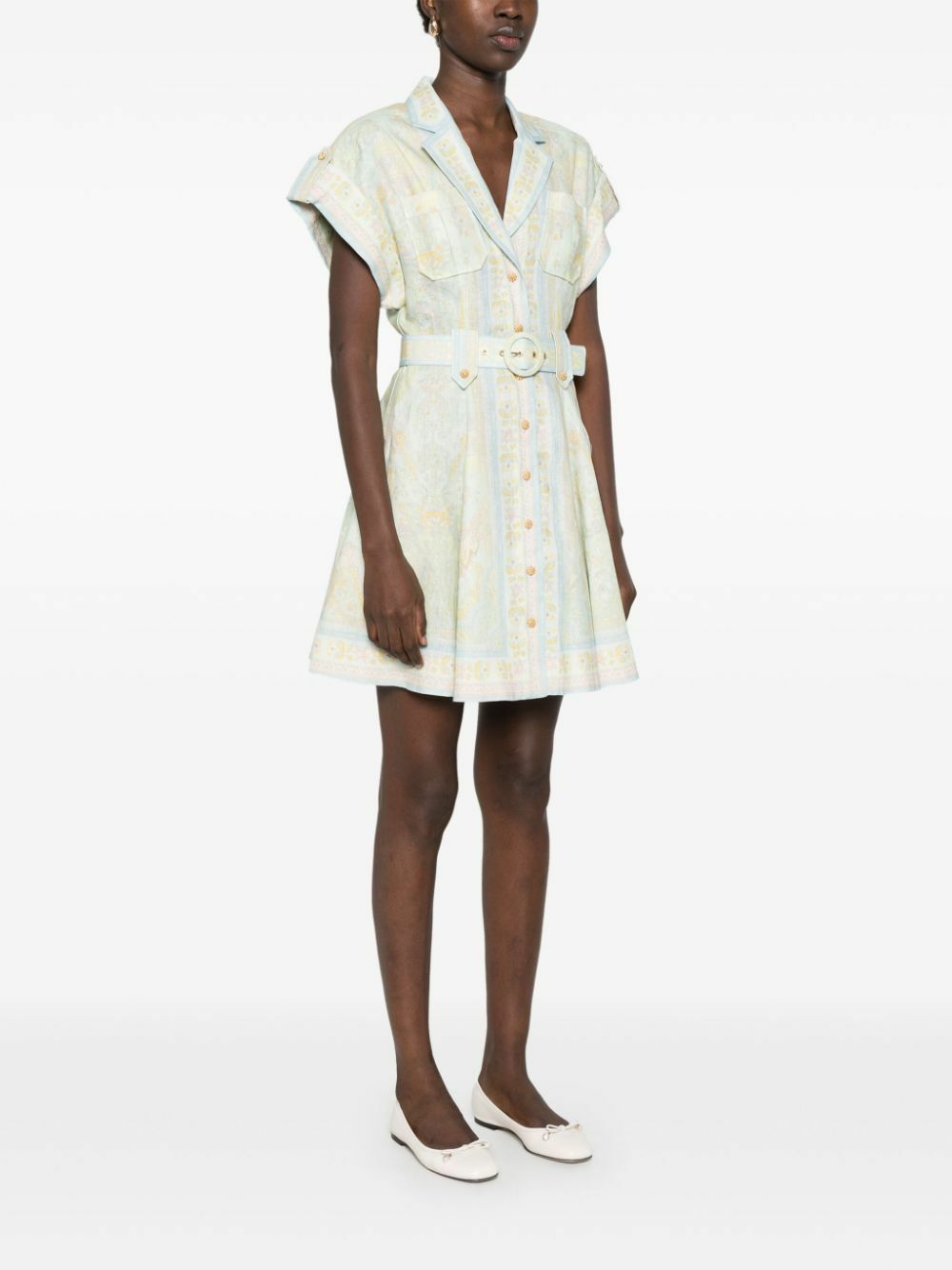 ZIMMERMANN Green Acacia Dress Zimmermann