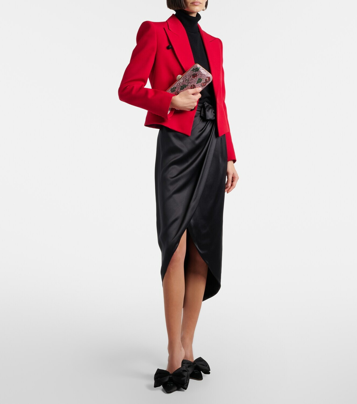Valentino Garavani Carry Secrets Cherryfic clutch