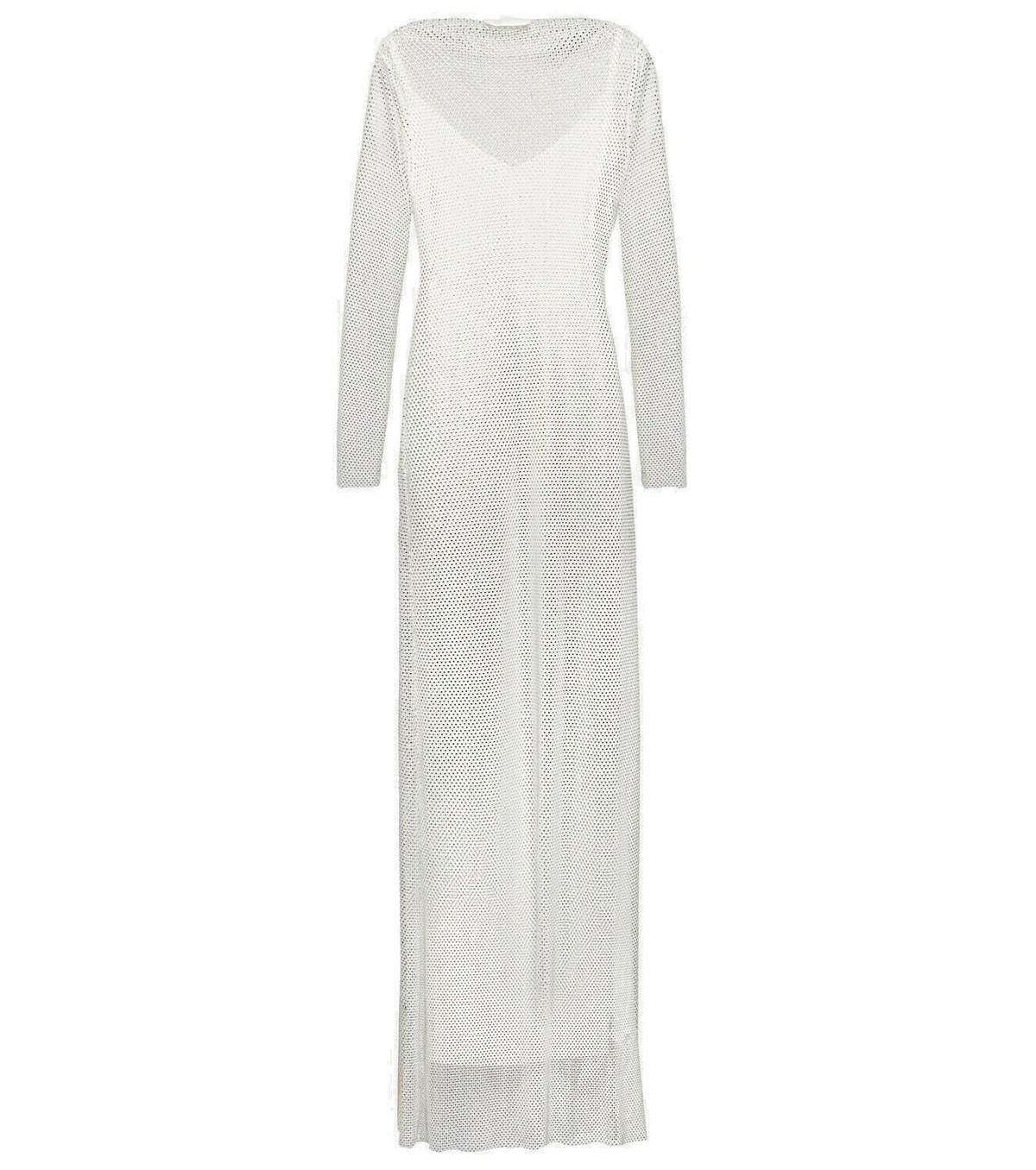 Max Mara Caracas embellished mesh maxi dress Max Mara