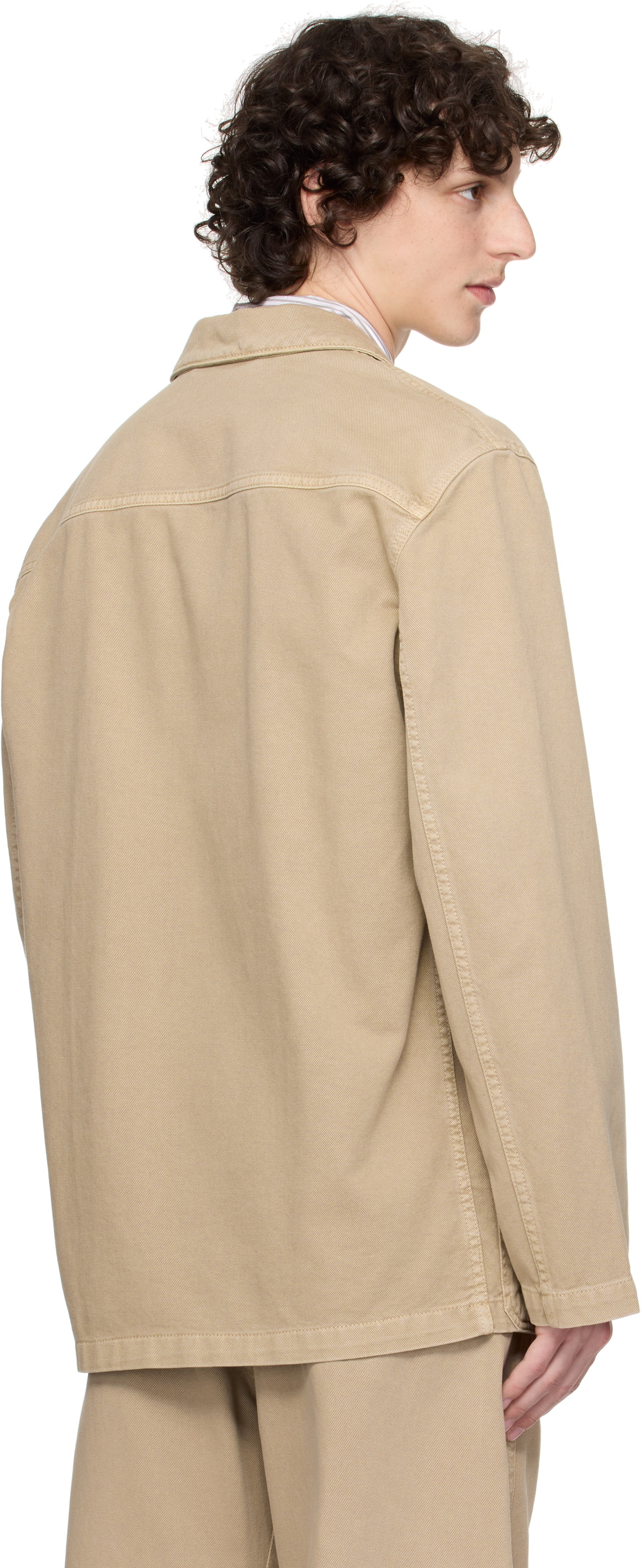 【関税込み】LEMAIRE ベージュ Workwear テーラードジャケット ベージュ系 LEMAIRE(ルメール) テーラードジャケット(メンズ