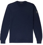 Belstaff - Moss Slim-Fit Cotton and Silk-Blend Sweater - Navy