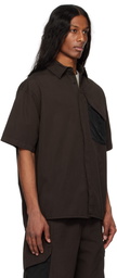 A-COLD-WALL* Brown Brunswick S/S Shirt
