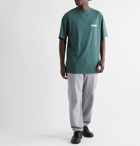 Vetements - Oversized Printed Cotton-Jersey T-Shirt - Green