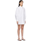 Loulou Studio White Zena Shirt Dress