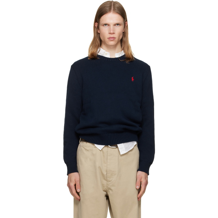 Photo: Polo Ralph Lauren Navy Polo Long Sleeve Sweater