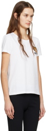 Moschino White Appliqué T-Shirt