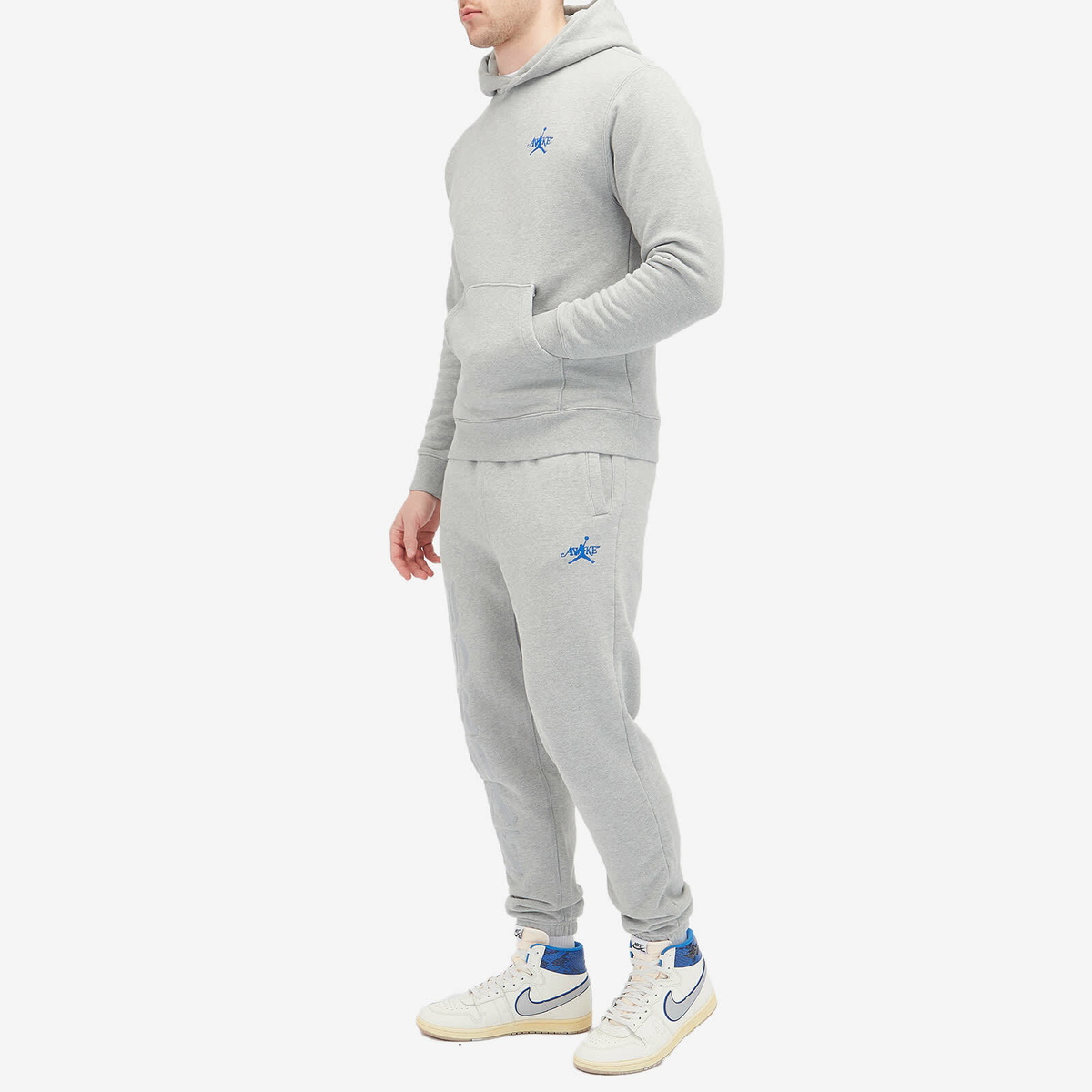 Air Jordan x Awake NY Fleece Pant in Grey Heather