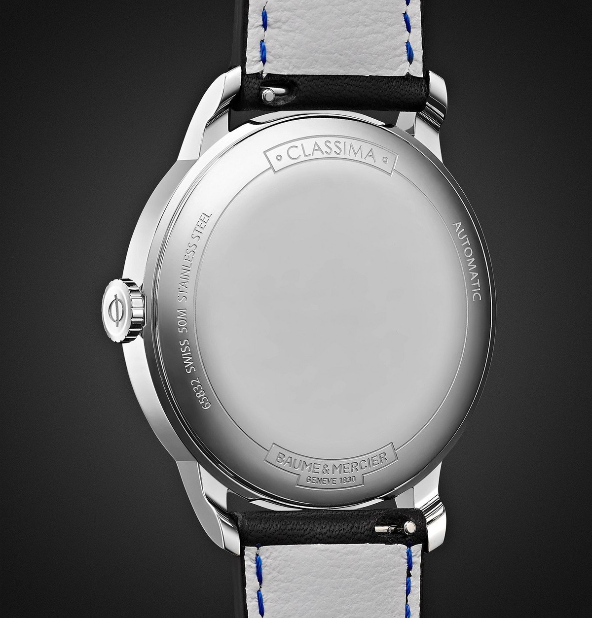 Baume & Mercier - Classima Automatic 42mm Stainless Steel and Leather Watch, Ref. No. 10453 - Black