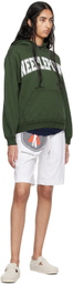 Online Ceramics Green 'Needlepoint' Hoodie