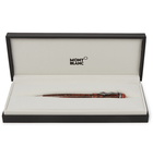 Montblanc - Rouge et Noir Serpent Marbled Resin and Steel Ballpoint Pen - Black