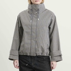 Barbour Women's Bronwyn Check Showerproof Jacket in Navy Gingham