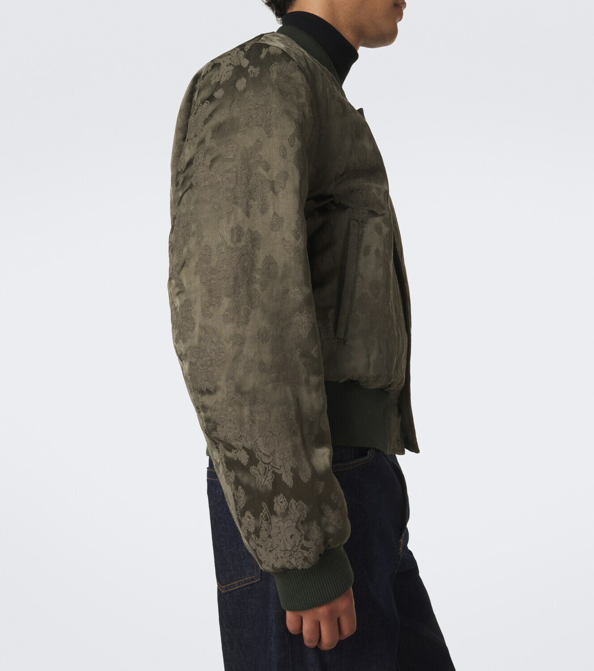 Dries Van Noten Jacquard bomber jacket