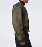 Dries Van Noten Jacquard bomber jacket