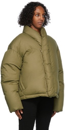 AMBUSH Green Down Kimono Jacket