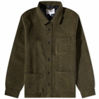 Corridor Men's Lambswool Jacket in Army