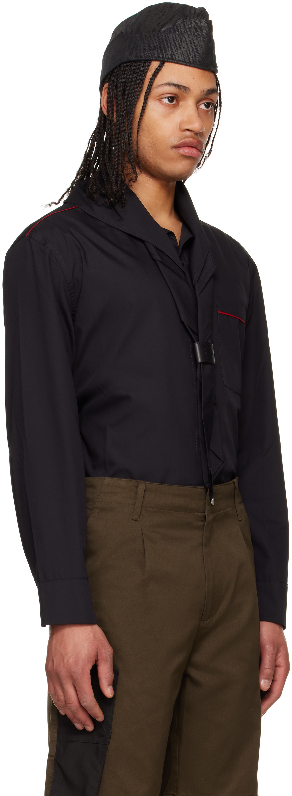 Olly Shinder Black Ceremony Shirt