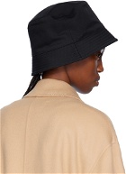 Marni Black Embroidered Logo Bucket Hat