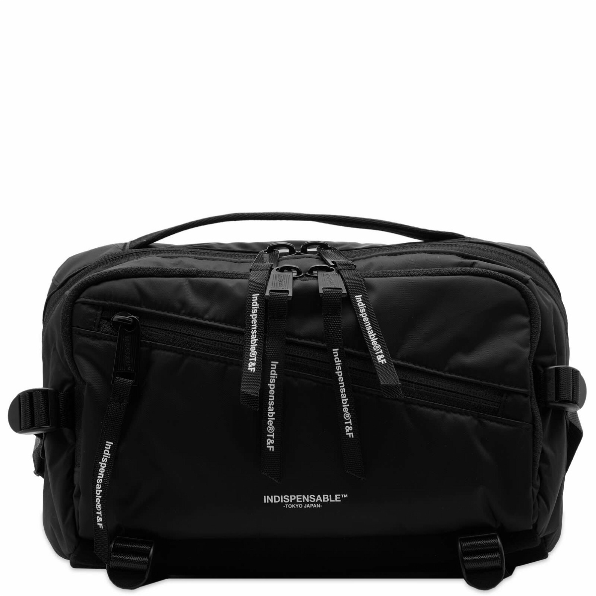 Photo: Indispensable Indispensible Snatch Econyl Sling Bag in Black