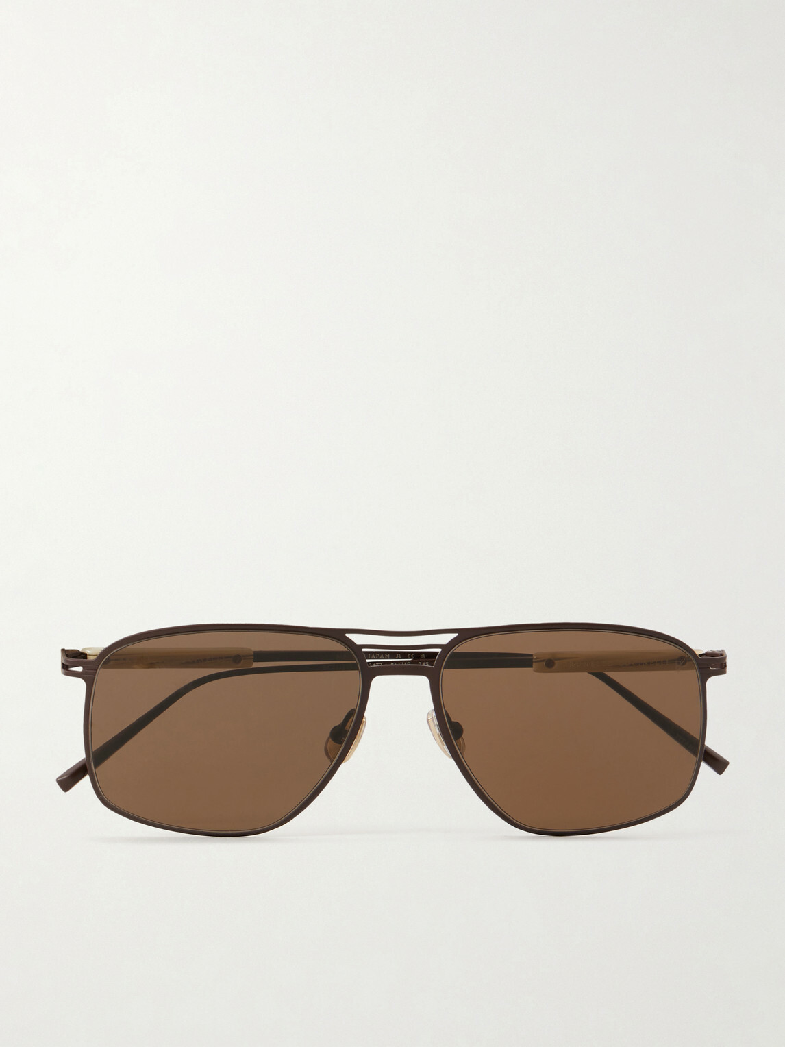 Brunello Cucinelli - Aviator-Style Titanium Sunglasses