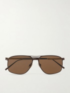 Brunello Cucinelli - Aviator-Style Titanium Sunglasses