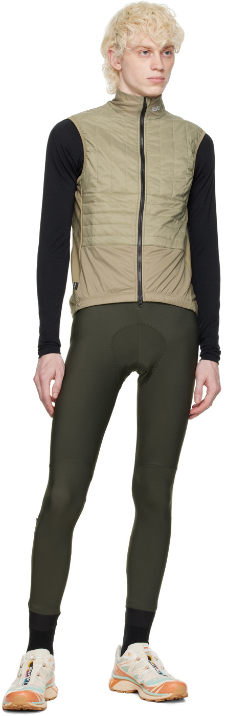 PEdALED Beige Odyssey Cycling Insulated Vest
