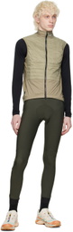 PEdALED Beige Odyssey Cycling Insulated Vest