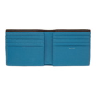 Paul Smith Black and Blue Straw Grain Wallet