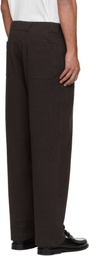 Lady White Co. Brown Jersey Trousers