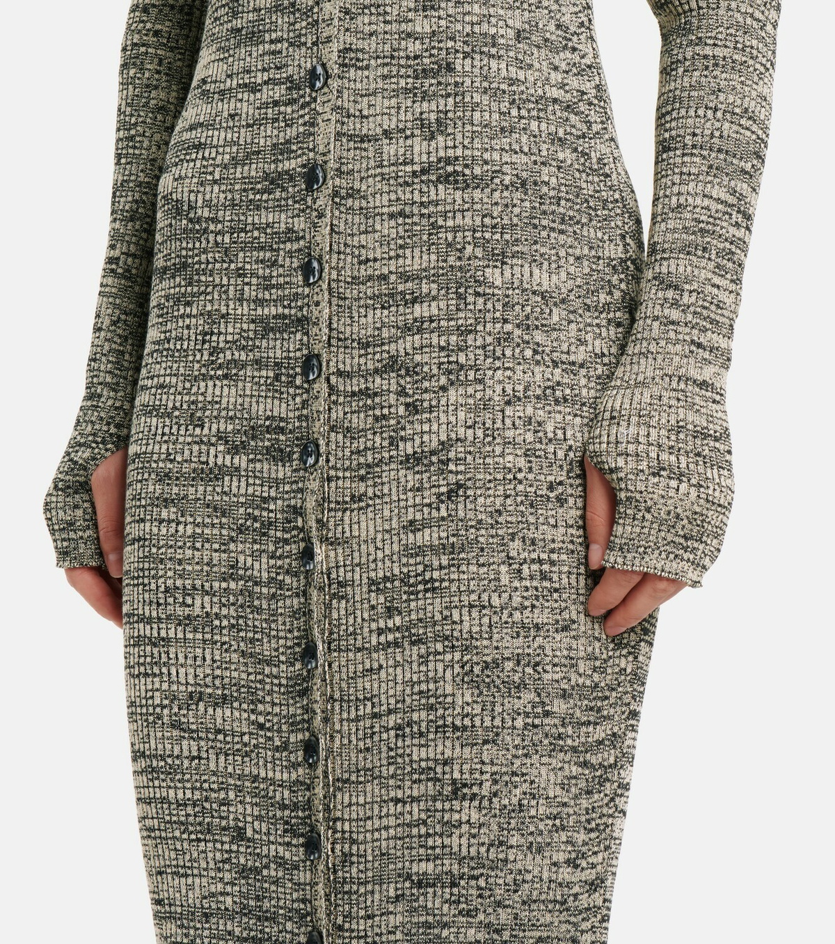 Petar Petrov Erica ribbed-knit silk maxi dress Petar Petrov