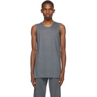 Frenckenberger Grey Cashmere Muscle Tank Top