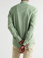 Sid Mashburn - Gingham Cotton-Twill Western Shirt - Green