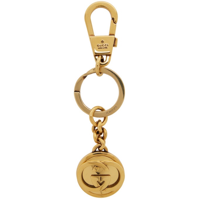 Photo: Gucci Gold Interlocking G Keychain