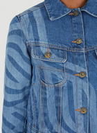 Ahluwalia Laser Motif Denim Jacket