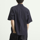 Kaptain Sunshine Men's Plain Short Sleeve Shirt in Navy