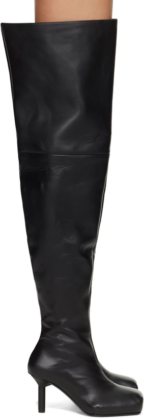 Photo: ALAINPAUL Black Pina Tall Boots