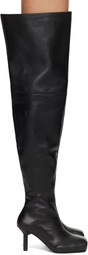 ALAINPAUL Black Pina Tall Boots