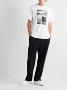Y-3 - Printed Cotton-Jersey T-Shirt - White