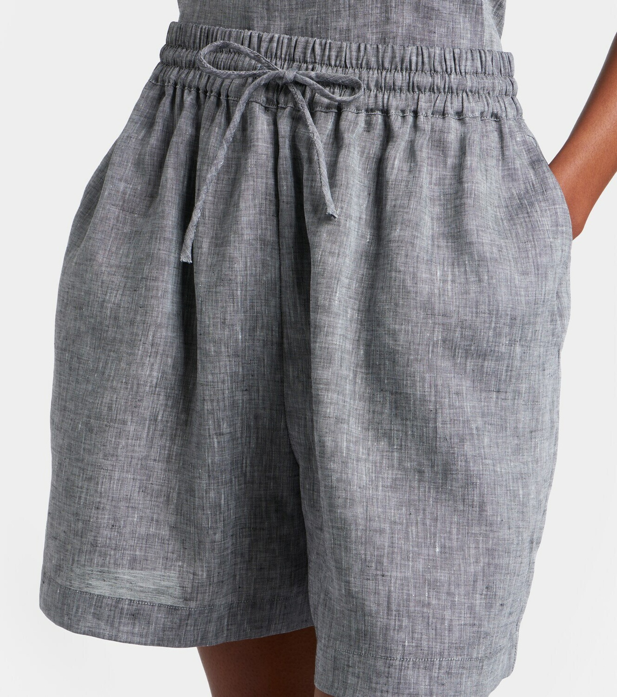 Asceno Boston linen shorts
