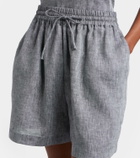 Asceno Boston linen shorts