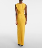 Carolina Herrera Wool-blend maxi skirt