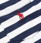 Polo Ralph Lauren - Striped Cotton-Jersey T-shirt - Men - Navy