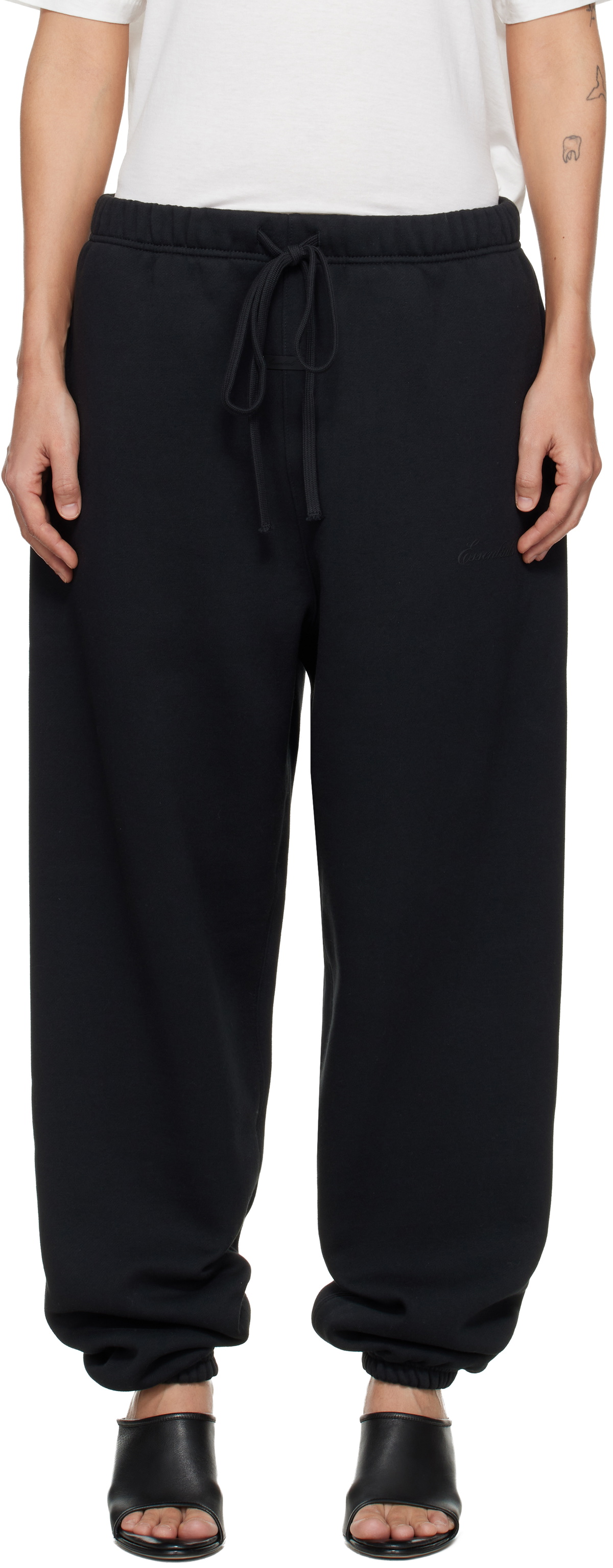 Fear of God ESSENTIALS Black Classic Sweatpants