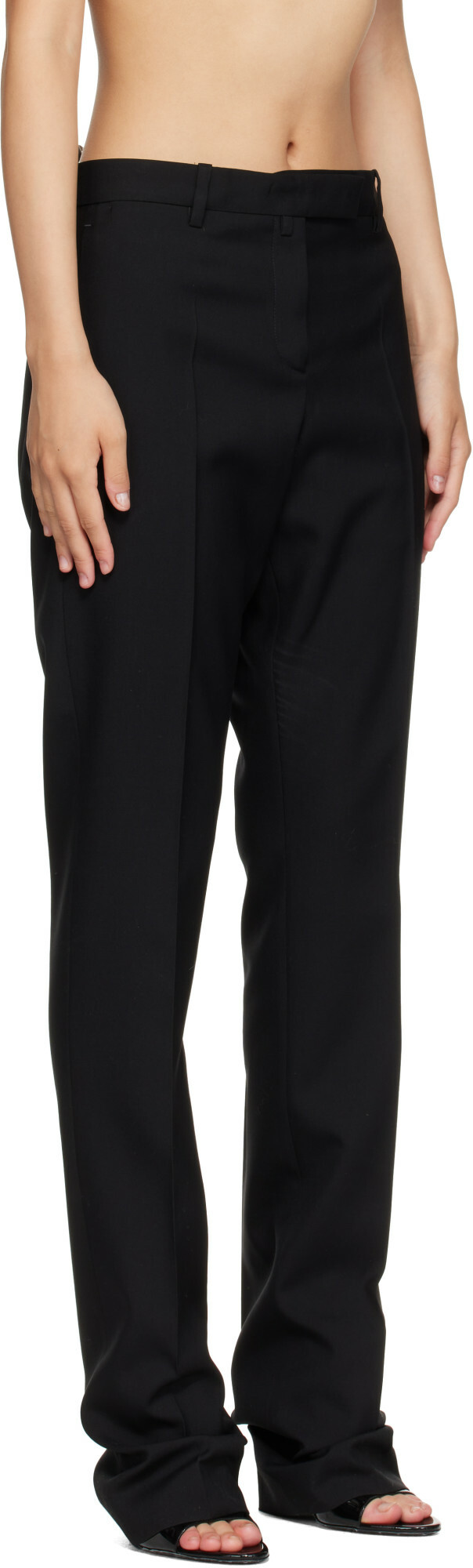 Calvin Klein Collection Black Erin Trousers