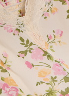 Reformation Sarita Floral Georgette top and Midi Skirt set Pink
