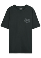 Club 1984 Roll The Dice Printed Cotton T-shirt Black