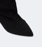 Isabel Marant Lezra embellished suede knee-high boots