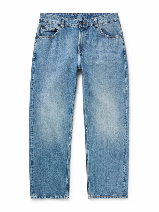 Photo: Corridor - Straight-Leg Organic Jeans - Blue