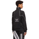 adidas Originals Black Trefoil Abstract Track Jacket