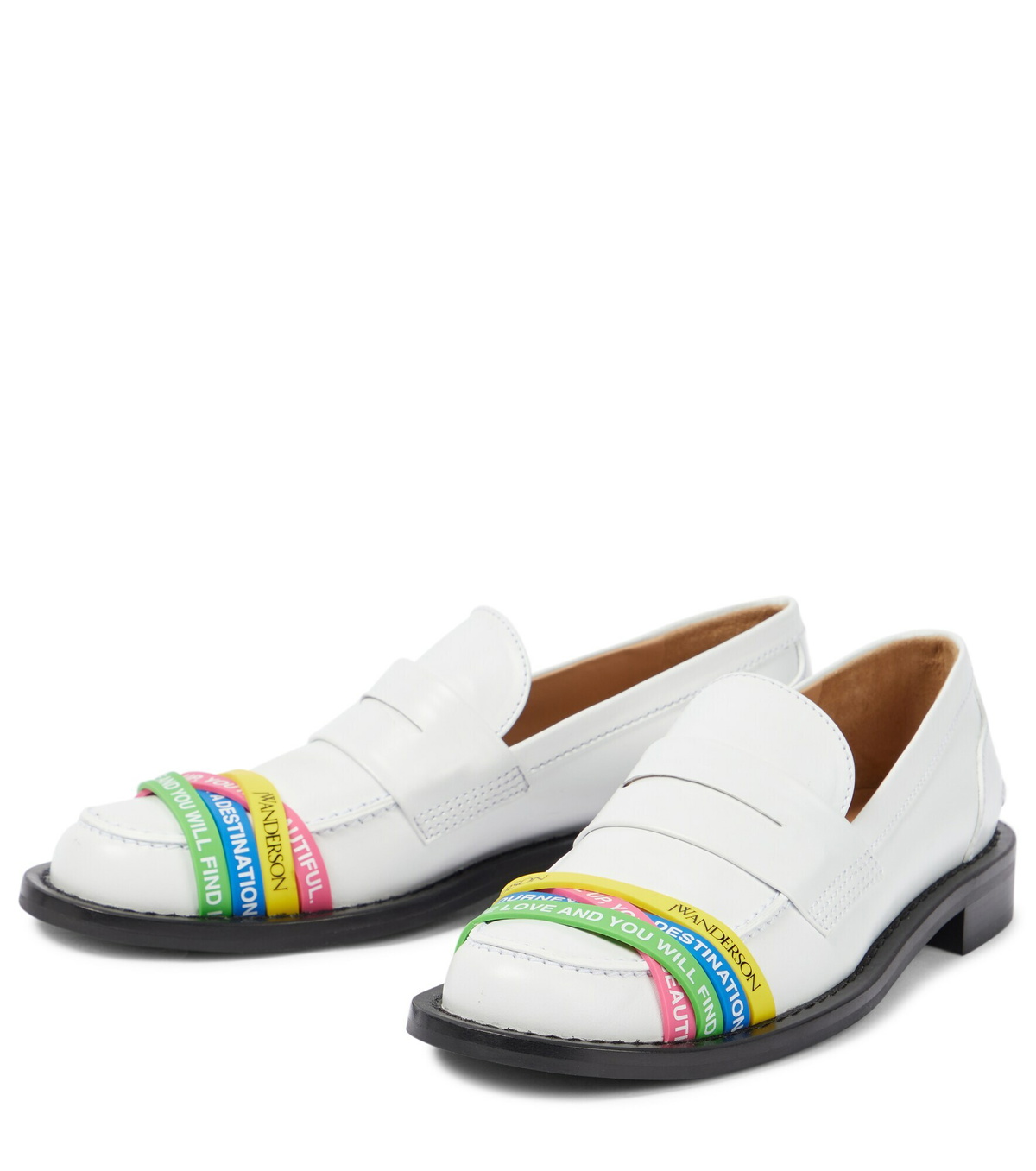 【関税込み】Gourmet Loafers - J.W. Anderson - White - Leathe JW Anderson Gourmet Loafers - J.W. Anderson - White
