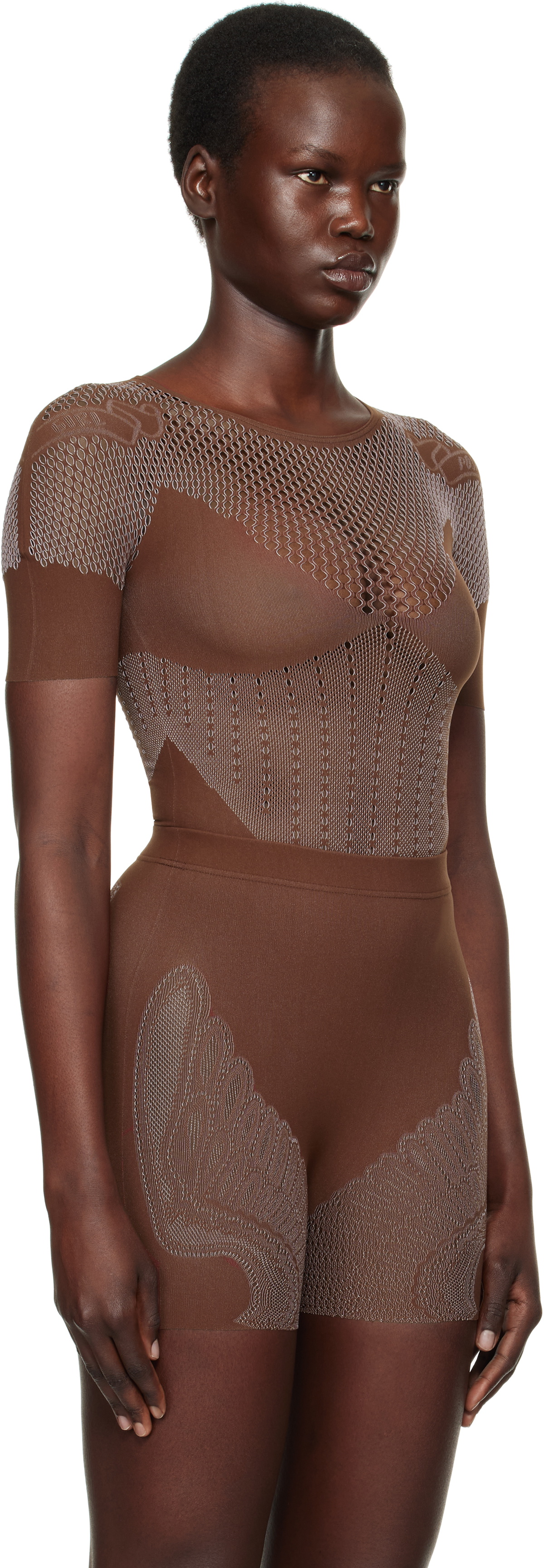 Poster Girl Brown Vivian Bodysuit